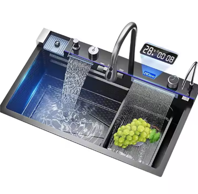 Lavello da cucina multifunzionale a cascata